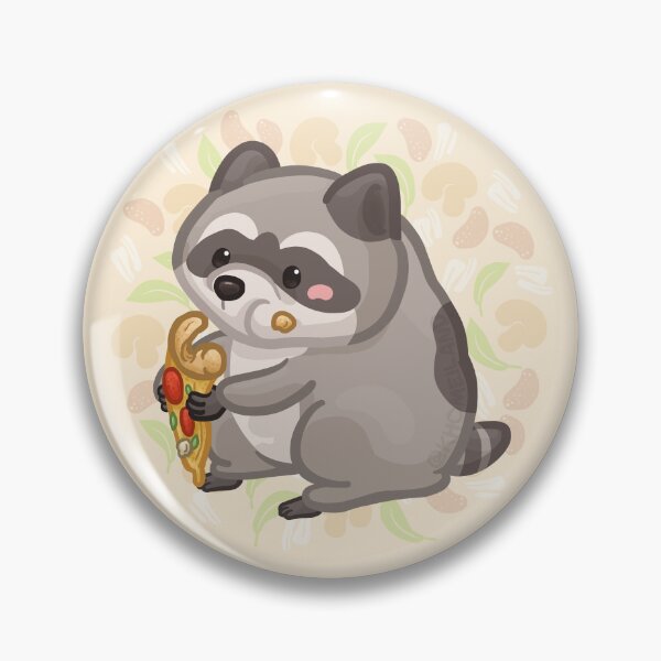 Item preview, Jimothy Raccoon Eat Pizza designed and sold by Khotekmei.