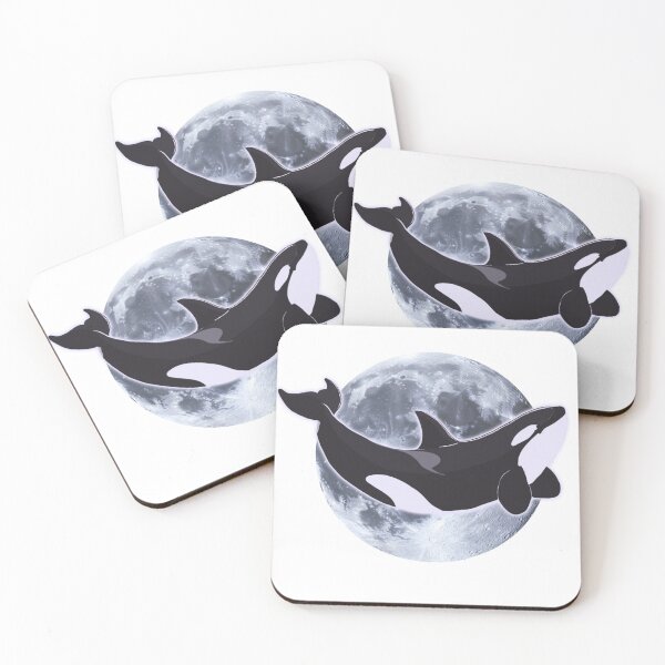 Item preview, Orca Moon Shamu Rocks designed and sold by LoneStarCeta.