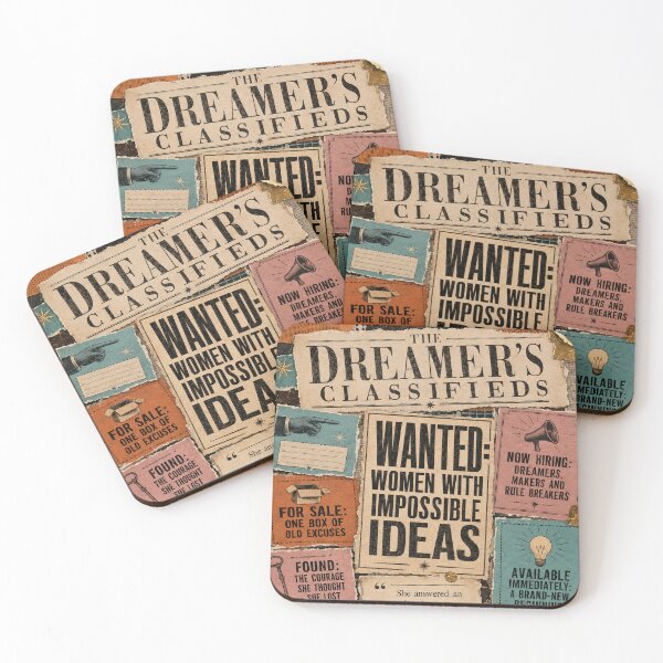 Item preview, Dreamer’s Classifieds Empowering Vintage Newspaper Collage designed and sold by K3DreamKreations .