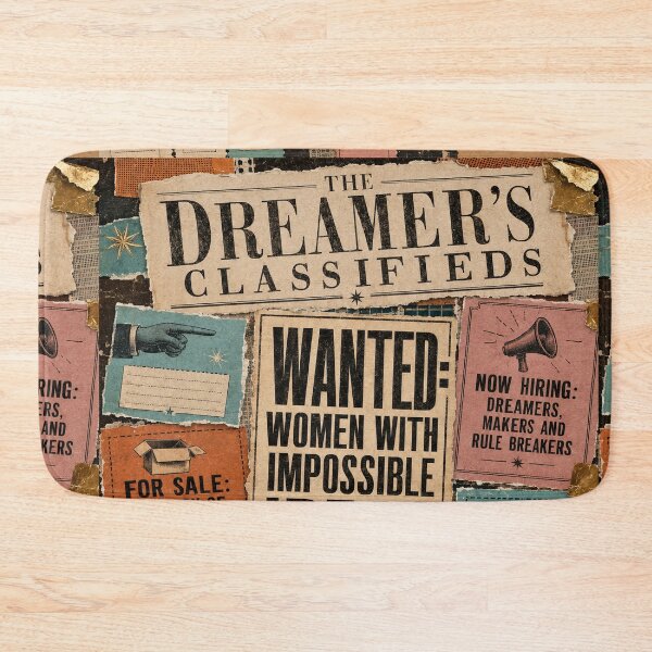 Item preview, Dreamer’s Classifieds Empowering Vintage Newspaper Collage designed and sold by K3DreamKreations .