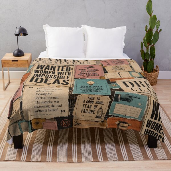 Item preview, Dreamer’s Classifieds Empowering Vintage Newspaper Collage designed and sold by K3DreamKreations .