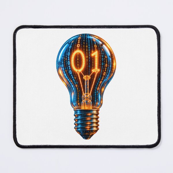 Item preview, Binary Lightbulb — 01 Digital Idea designed and sold by Kicor.