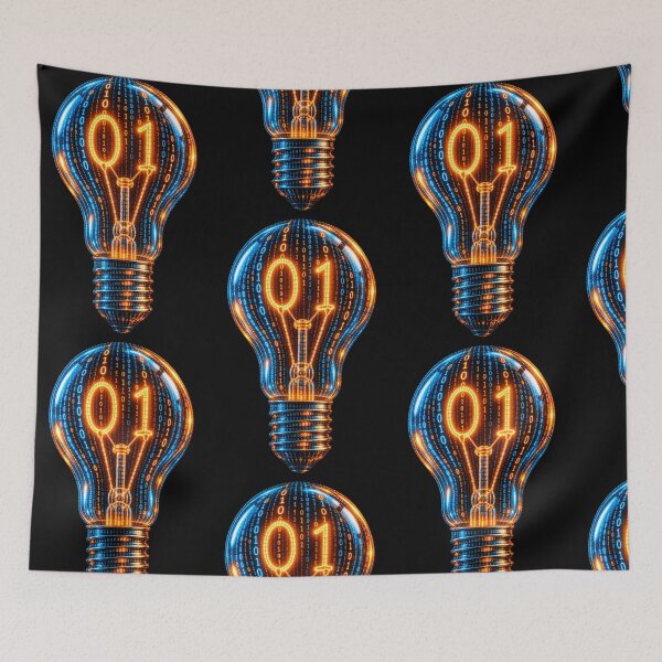 Item preview, Binary Lightbulb — 01 Digital Idea designed and sold by Kicor.