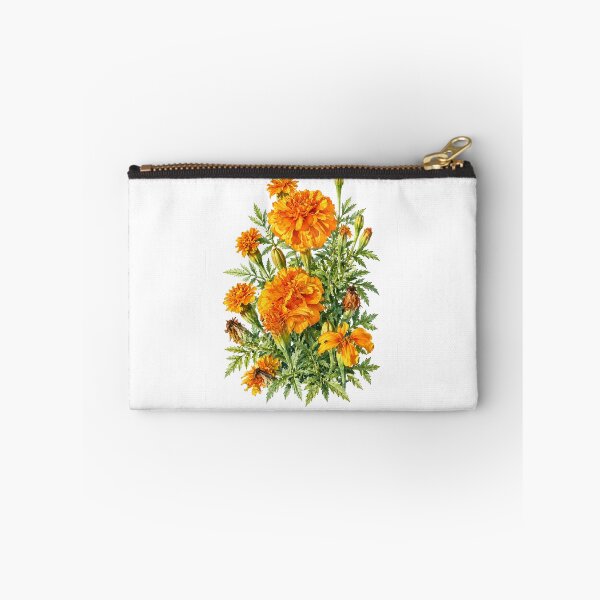 Item preview, Orange Marigolds Watercolor Botanical Garden Art designed and sold by Shew Gallery.