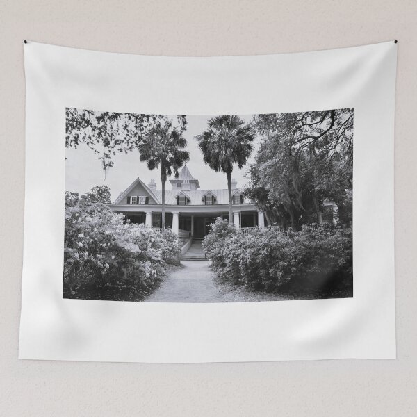 Item preview, Historic Magnolia Plantation Charleston SC BW designed and sold by LisaWootenPhoto.