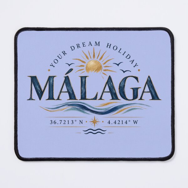 Item preview, Malaga Costa del Sol Travel designed and sold by PrintGo26.