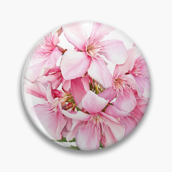 Item preview, Soft Pink Oleander Watercolor Botanical Art designed and sold by Shew Gallery.