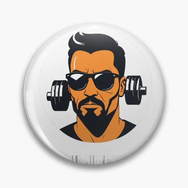 Item preview, Motivational Dumbbell Icon Cool Sunglasses Look – Gym lover gift designed and sold by michallechowicz.