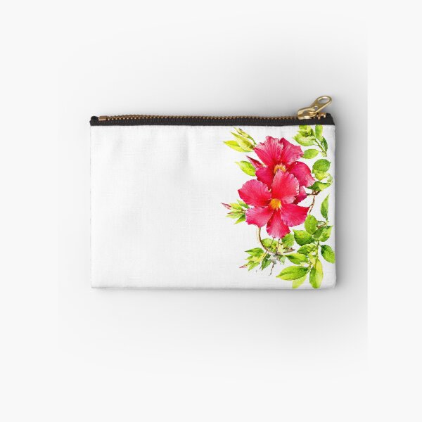 Item preview, Red Mandevilla Watercolor Tropical Botanical Art designed and sold by Shew Gallery.