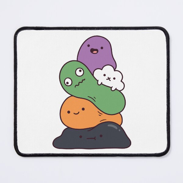 Item preview, Colorful Kawaii Blob Stack – Cute Pastel Characters designed and sold by AliveStyle.