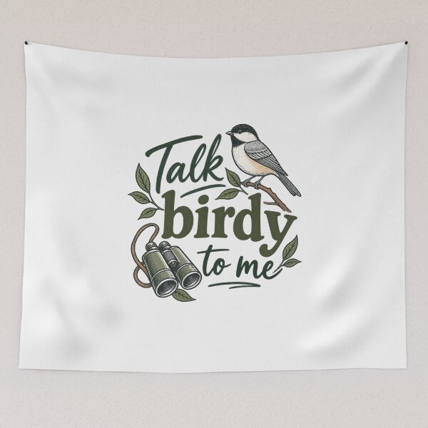 Item preview, Birdwatcher - Talk Birdy to Me designed and sold by CampAndCoast.