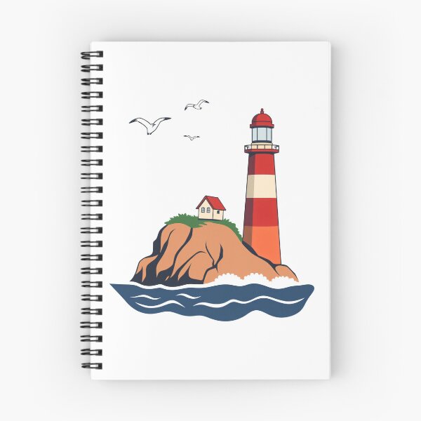 Item preview, Lighthouse on Island designed and sold by Sage Print House.