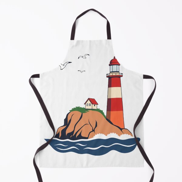 Item preview, Lighthouse on Island designed and sold by Sage Print House.