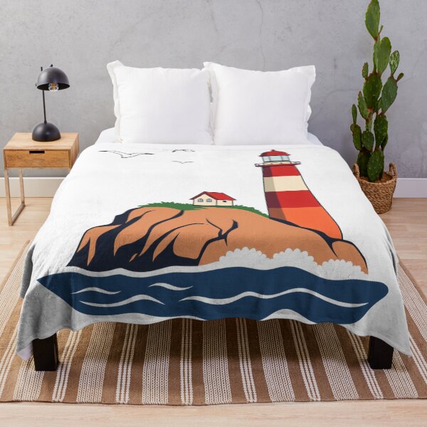 Item preview, Lighthouse on Island designed and sold by Sage Print House.