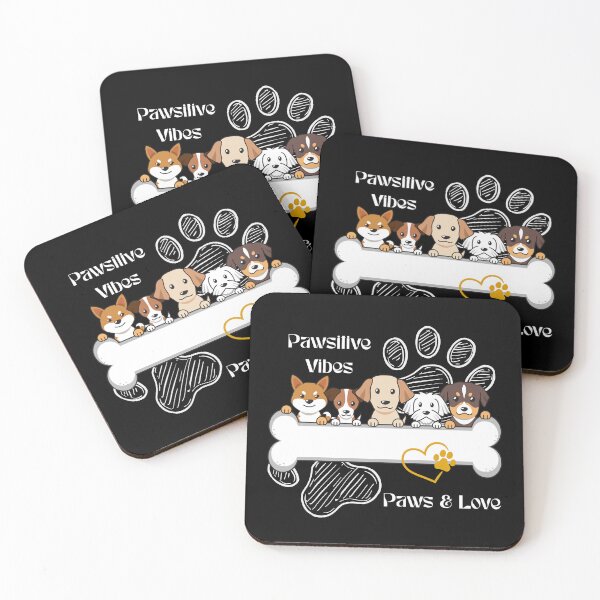 Item preview, Pawsitive Vibes, Paws & Love – Cute Dog Lover T-Shirt, Pet Lover Gift designed and sold by BoldMarks.