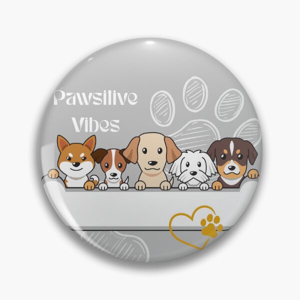 Item preview, Pawsitive Vibes, Paws & Love – Cute Dog Lover T-Shirt, Pet Lover Gift designed and sold by BoldMarks.
