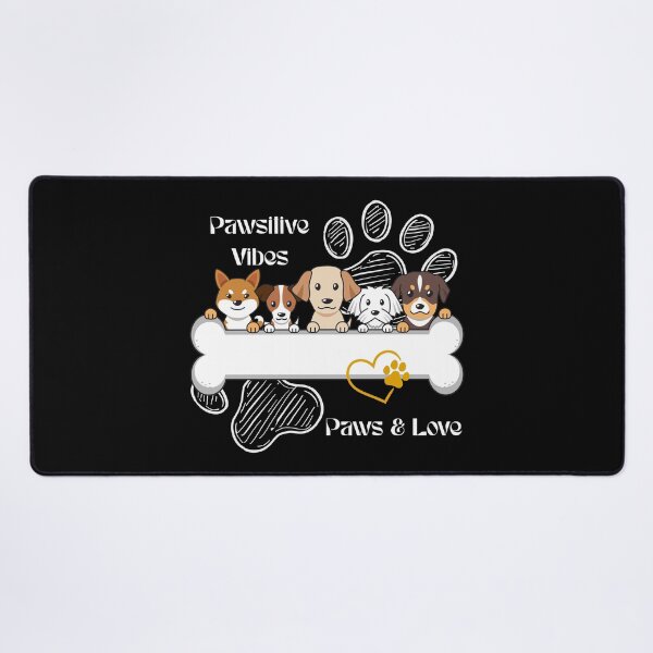 Item preview, Pawsitive Vibes, Paws & Love – Cute Dog Lover T-Shirt, Pet Lover Gift designed and sold by BoldMarks.