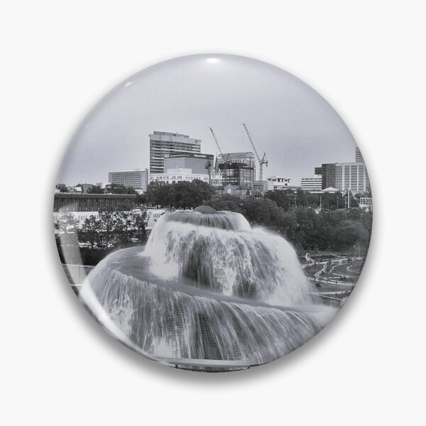Item preview, The New And Improved Finlay Park Columbia SC At Dusk BW designed and sold by LisaWootenPhoto.
