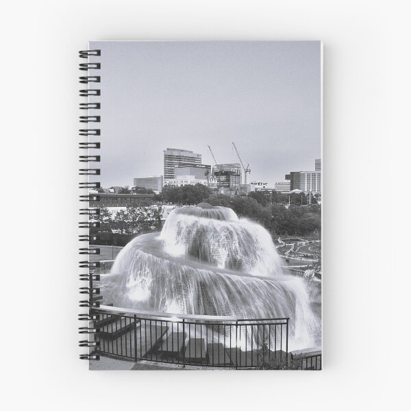 Item preview, The New And Improved Finlay Park Columbia SC At Dusk BW designed and sold by LisaWootenPhoto.