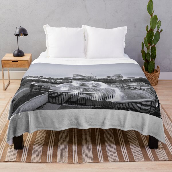 Item preview, The New And Improved Finlay Park Columbia SC At Dusk BW designed and sold by LisaWootenPhoto.