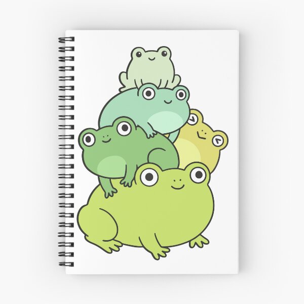 Item preview, Kawaii Frog Stack – Cute Pastel Frog Characters designed and sold by AliveStyle.