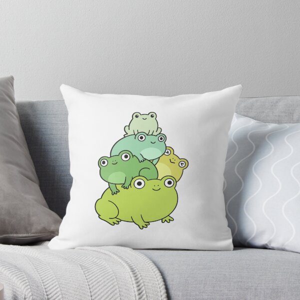 Item preview, Kawaii Frog Stack – Cute Pastel Frog Characters designed and sold by AliveStyle.