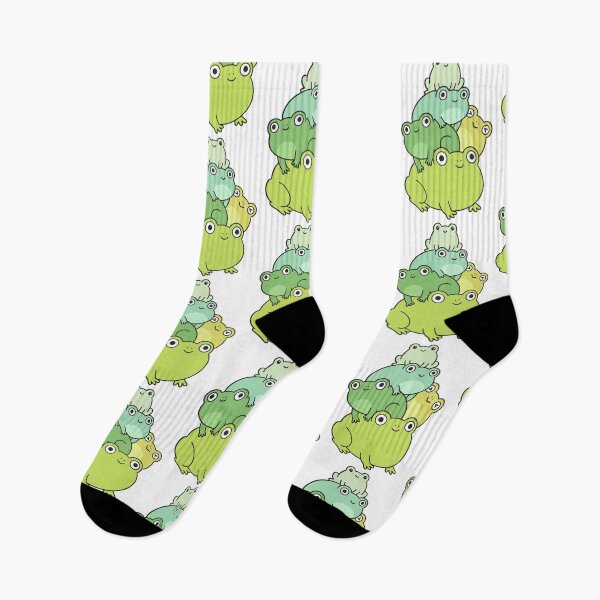 Item preview, Kawaii Frog Stack – Cute Pastel Frog Characters designed and sold by AliveStyle.