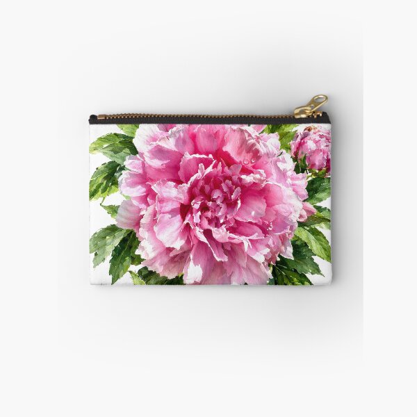 Artikelvorschau, Rosa Pfingstrose, Aquarell, botanische Blume entworfen und verkauft von Shew Gallery.