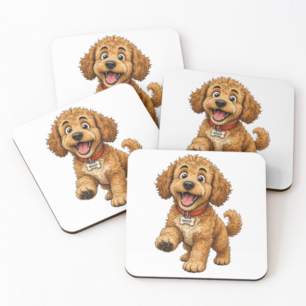 Item preview, Funny Labradoodle Cartoon designed and sold by Greta Lobodzinska.