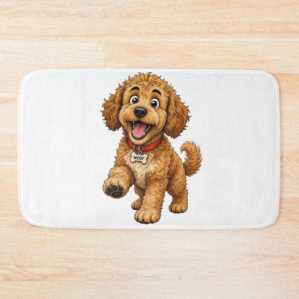 Item preview, Funny Labradoodle Cartoon designed and sold by Greta Lobodzinska.