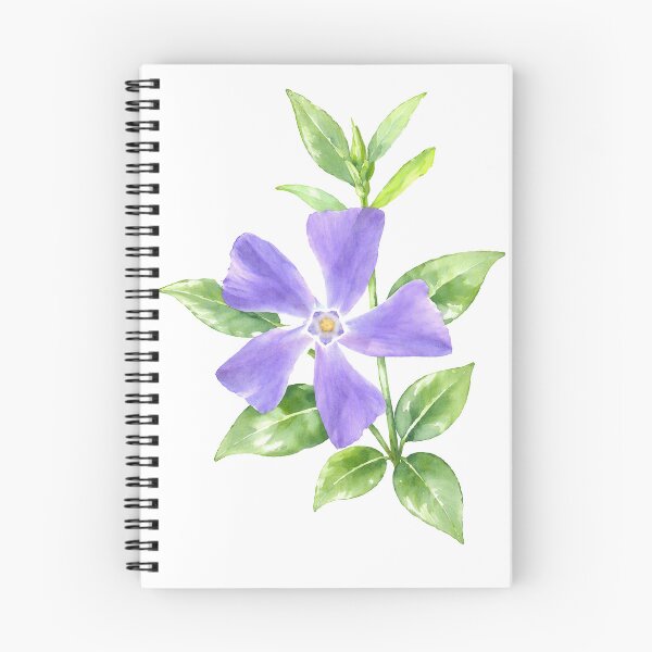 Item preview, Purple Periwinkle Watercolor Botanical Flower designed and sold by Shew Gallery.