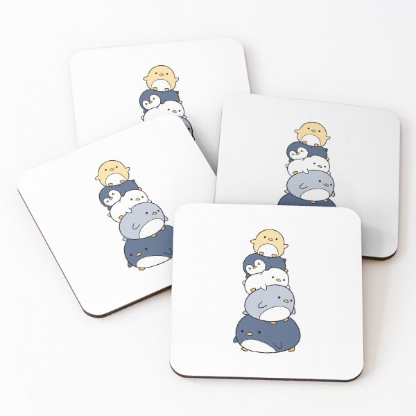 Item preview, Kawaii Penguin Stack – Cute Chubby Penguin Collection designed and sold by AliveStyle.