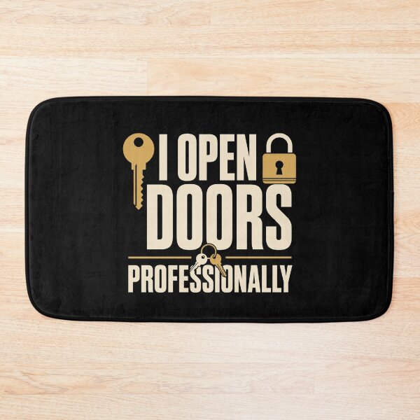 Item preview, I Open Doors Professionally Funny Locksmith Gift designed and sold by DreamLayerStudio.