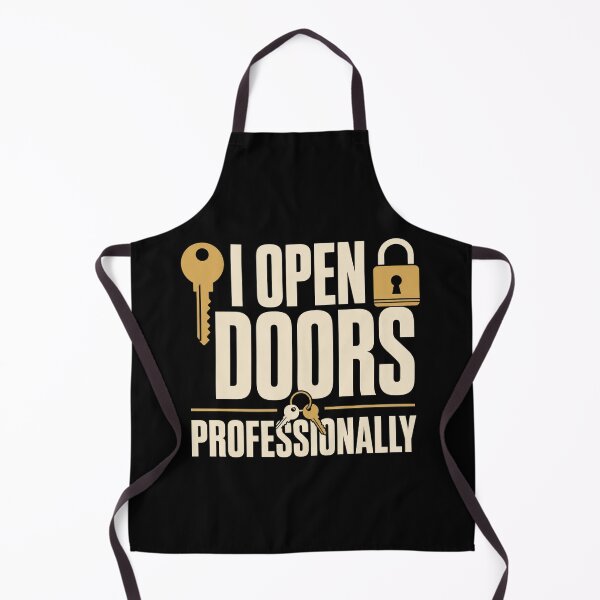 Item preview, I Open Doors Professionally Funny Locksmith Gift designed and sold by DreamLayerStudio.