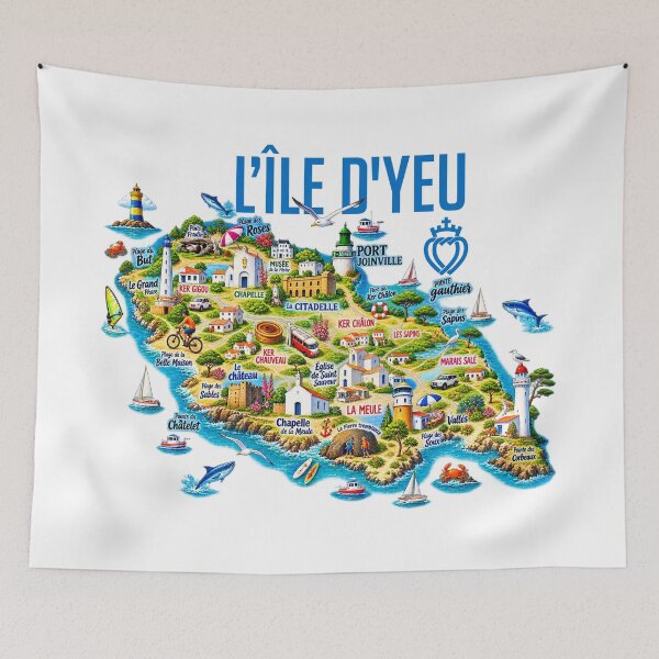 Item preview, La Isla de Yeu.2 designed and sold by TATTOO-DESIGN.
