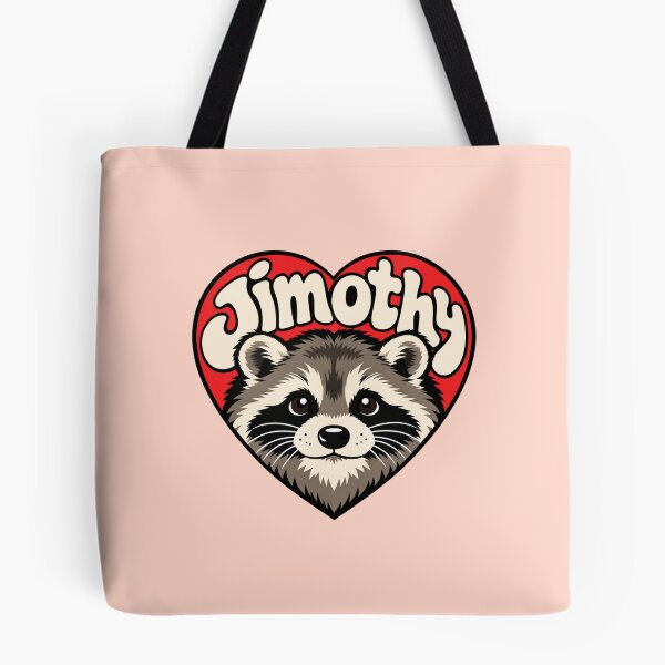 Item preview, Jimothy the Raccoon - Heart Shape Design designed and sold by Myra365Art.