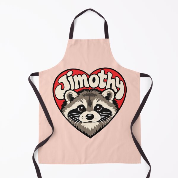 Item preview, Jimothy the Raccoon - Heart Shape Design designed and sold by Myra365Art.