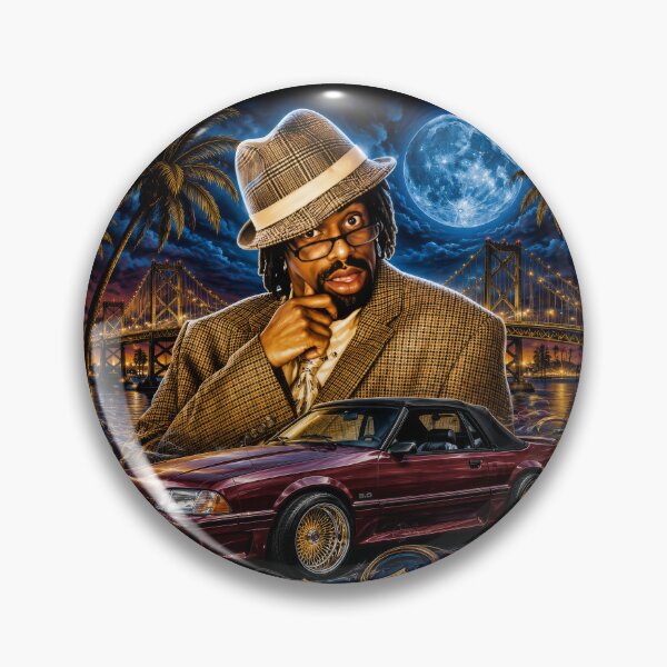 Item preview, Mac Dre Foxbody Mustang Moonlight Shirt | Bay Area Hip Hop Chicano Art Graphic Tee designed and sold by DyfunctionalTee.