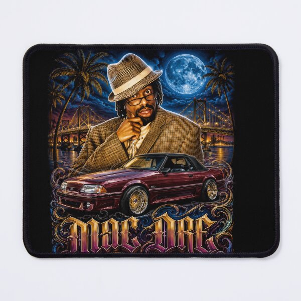 Item preview, Mac Dre Foxbody Mustang Moonlight Shirt | Bay Area Hip Hop Chicano Art Graphic Tee designed and sold by DyfunctionalTee.