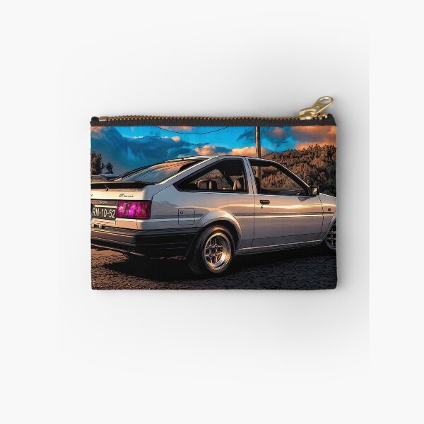 Item preview, Toyota Corolla AE86 GT Twin Cam Sunset Comic Art designed and sold by Racing Art Store.