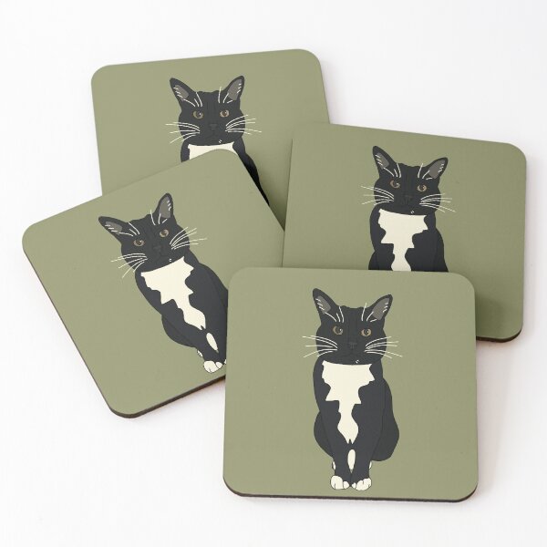Item preview, Tuxedo cat designed and sold by violetsmeow.