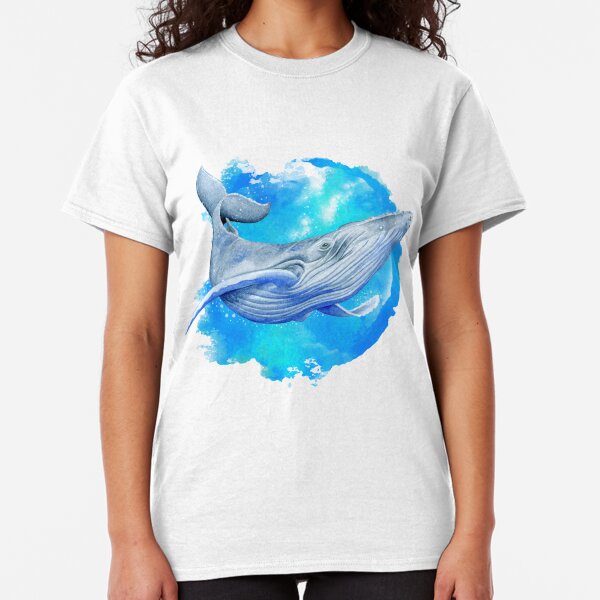 Ballena Azul Camiseta clásica