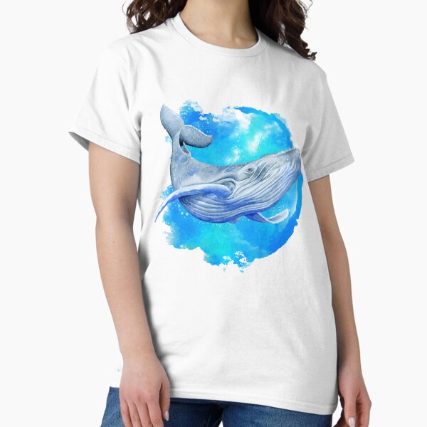 Ballena Azul Camiseta clásica