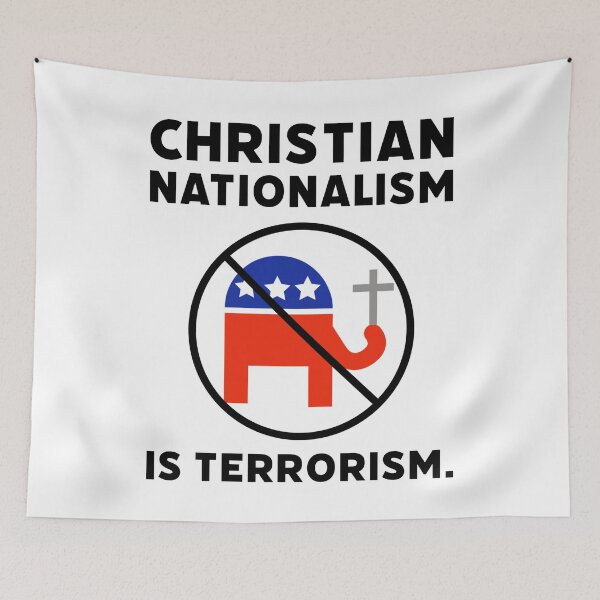 Item preview, Christian nationalism is terrorism. designed and sold by Rachel the Artist .