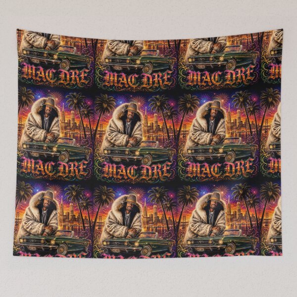 Item preview, Mac Dre Bay Area Legend Green Mustang Chicano Street Art T-Shirt | San Francisco Lowrider Hip Hop Graphic Tee designed and sold by DyfunctionalTee.
