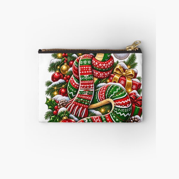 Item preview, Cute Christmas Snake in Santa Hat and Winter Scart- festive Holiday Art designed and sold by LC&LCPlatform.