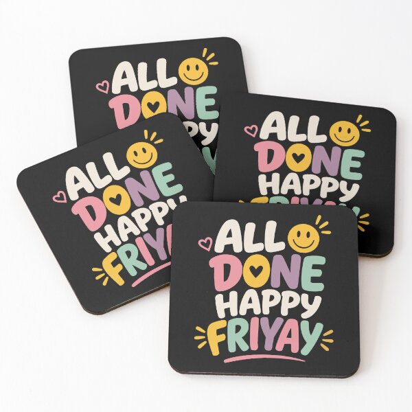 Item preview, All Done Happy Friyay – Sign Language Special Education designed and sold by AnnSign.