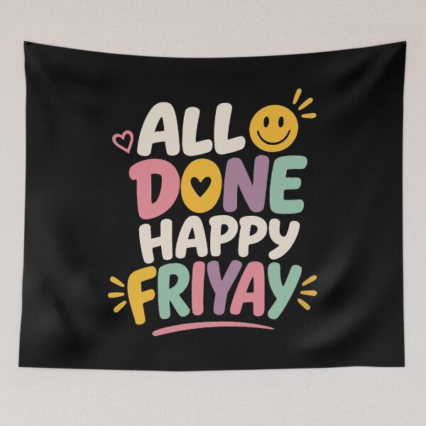 Item preview, All Done Happy Friyay – Sign Language Special Education designed and sold by AnnSign.