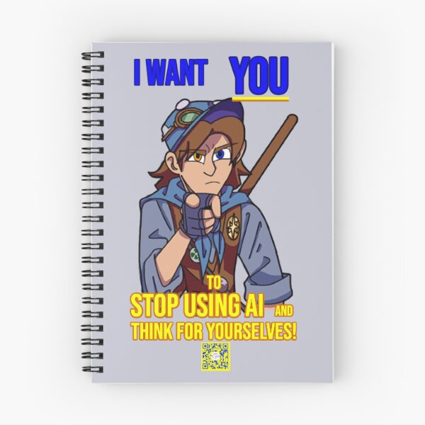 Item preview, Anti-AI Storybook Odyssey Poster designed and sold by OddTalesStudios.
