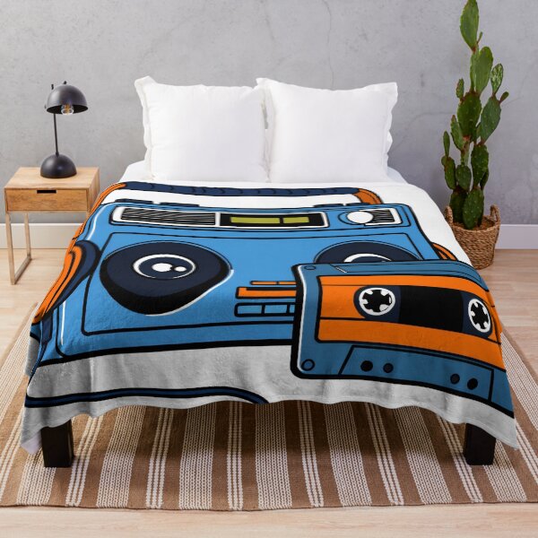 Item preview, Retro Boombox and Cassette Tape designed and sold by Sage Print House.